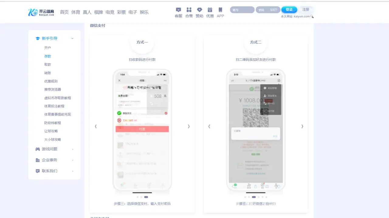 开云体育充值指南：操作流程全解析